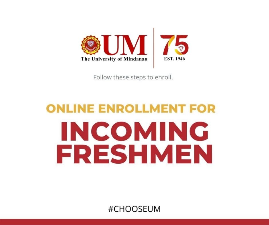 First Semester, SY 2021 - 2022 Online Enrollment Guidelines for INCOMING FRESHMEN