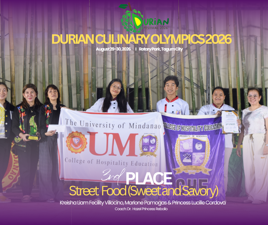 BSHM Triumphs as Overall First Place Winner in Durian Culinary Olympics 2026