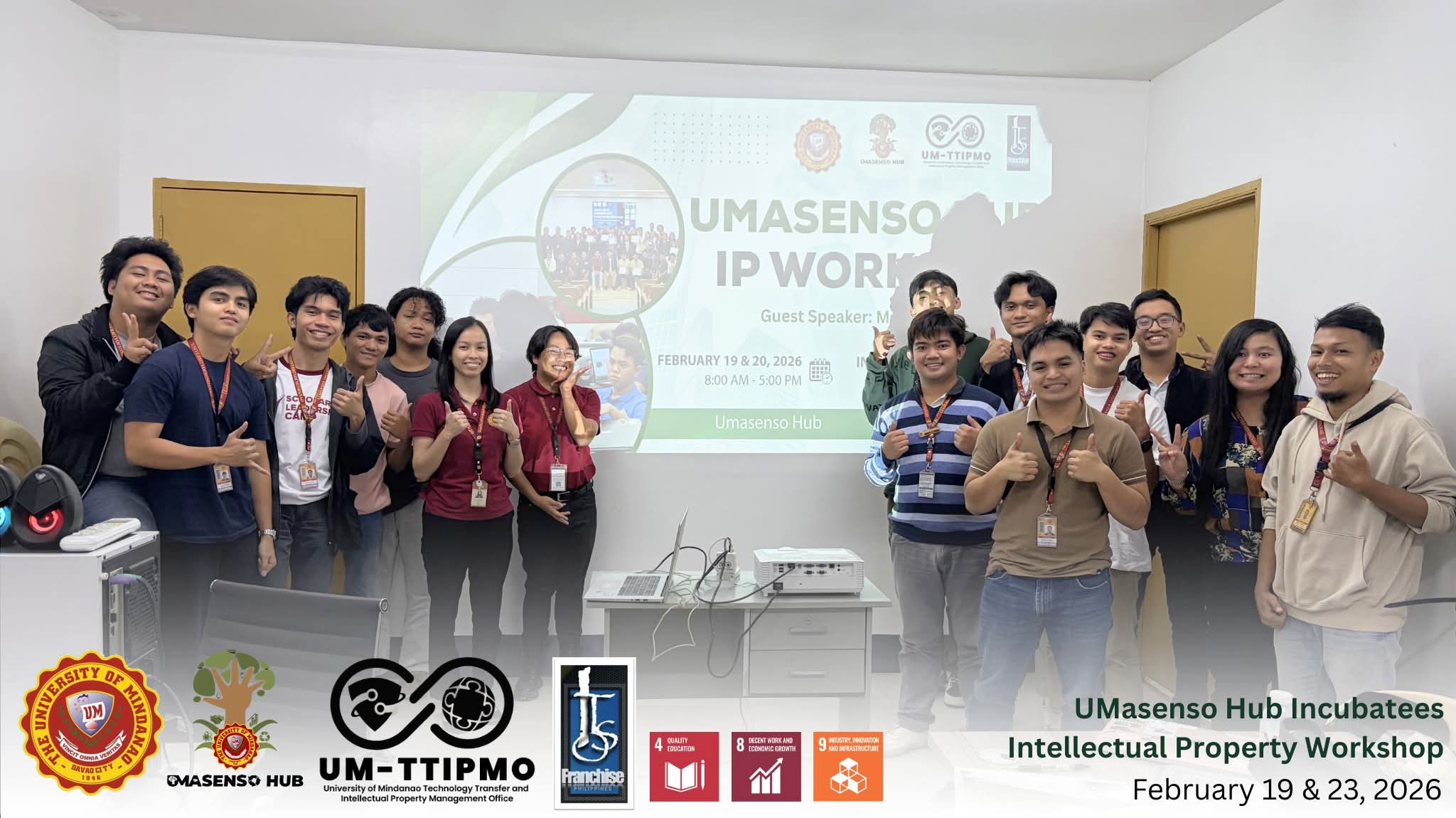 UMasenso Hub Conductes 2-day IP Workshop for New Incubatees