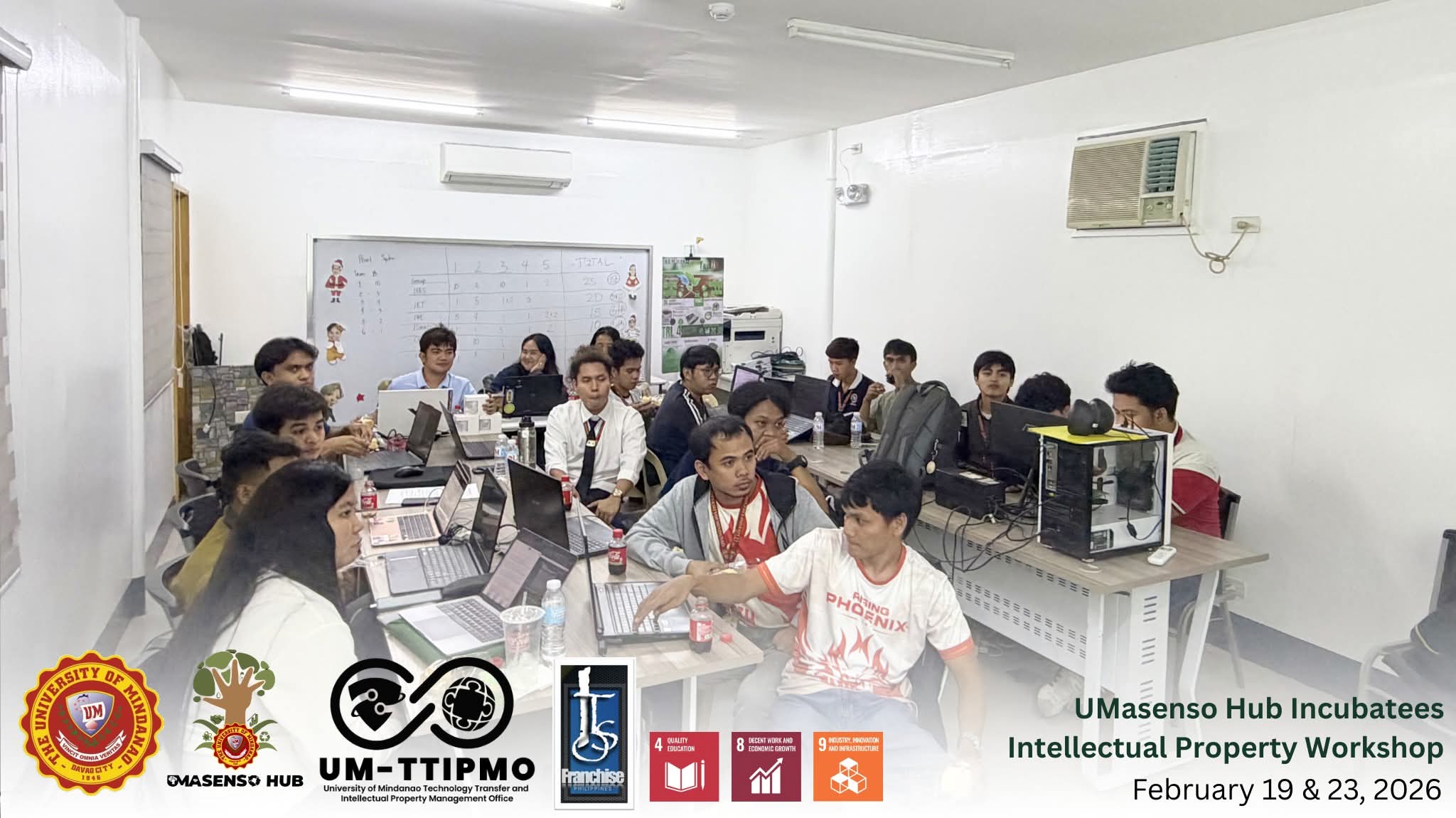 UMasenso Hub Conductes 2-day IP Workshop for New Incubatees