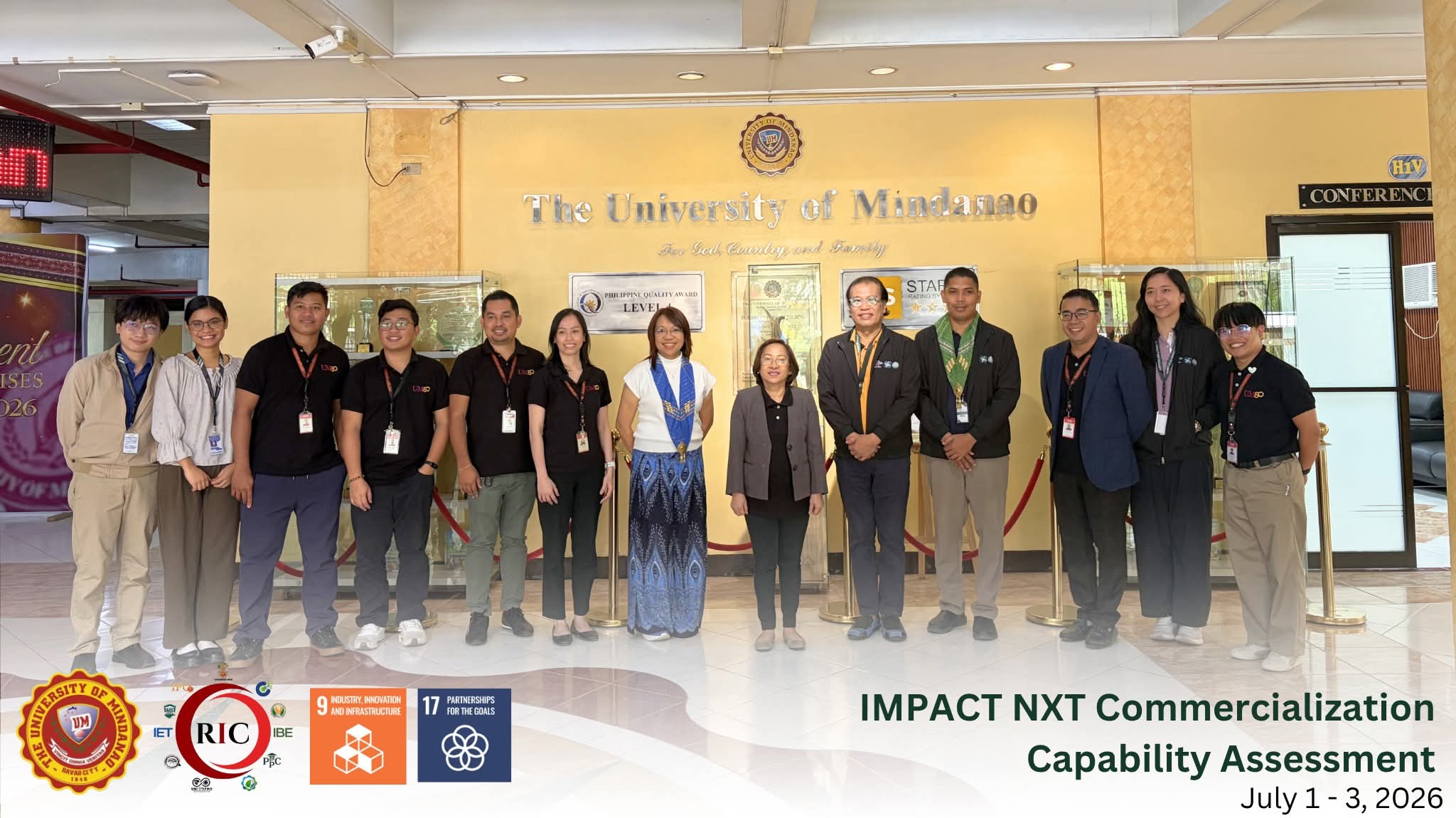 University of Mindanao Completes IMPACT NXT Commercialization Capability Assessment