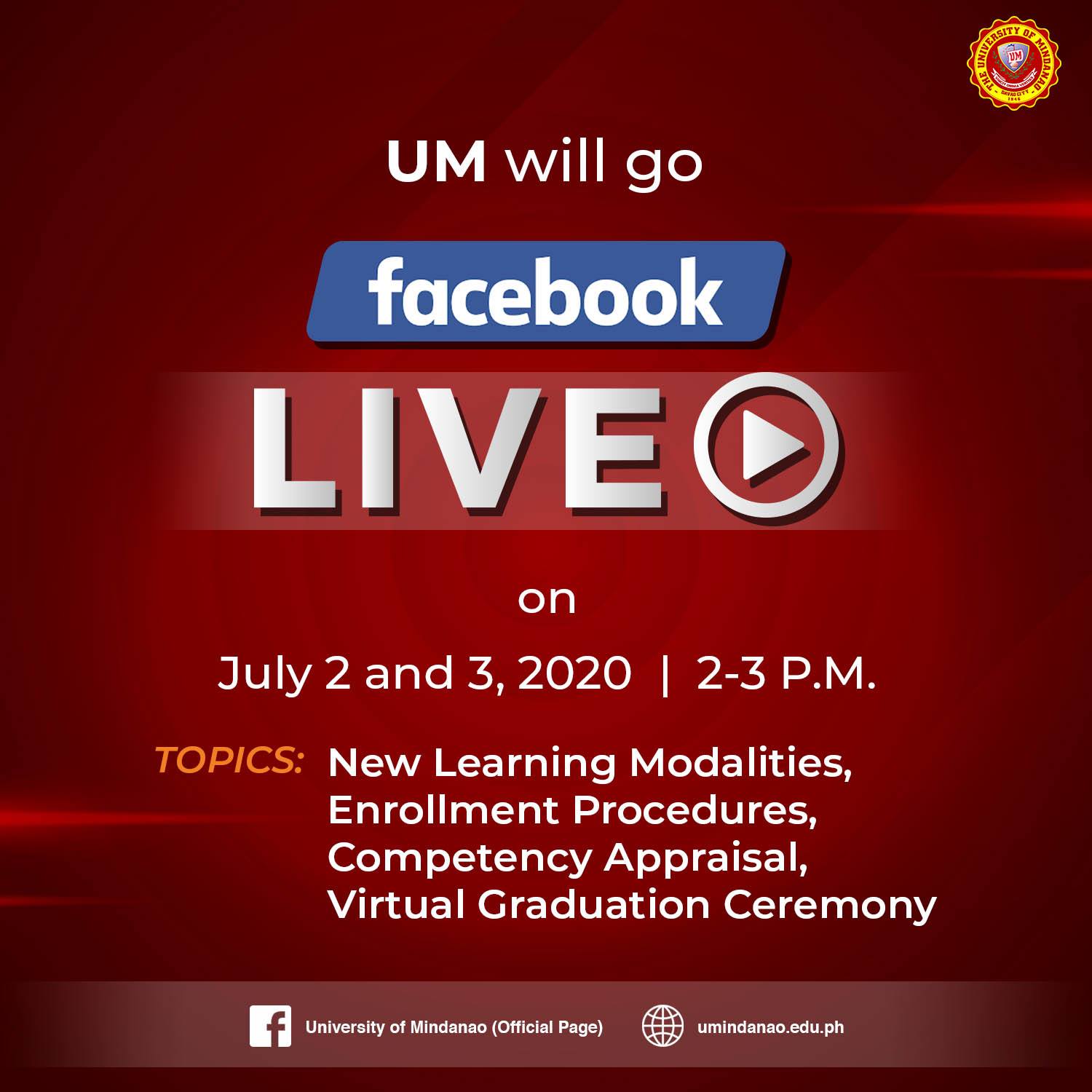 UM on Facebook Live