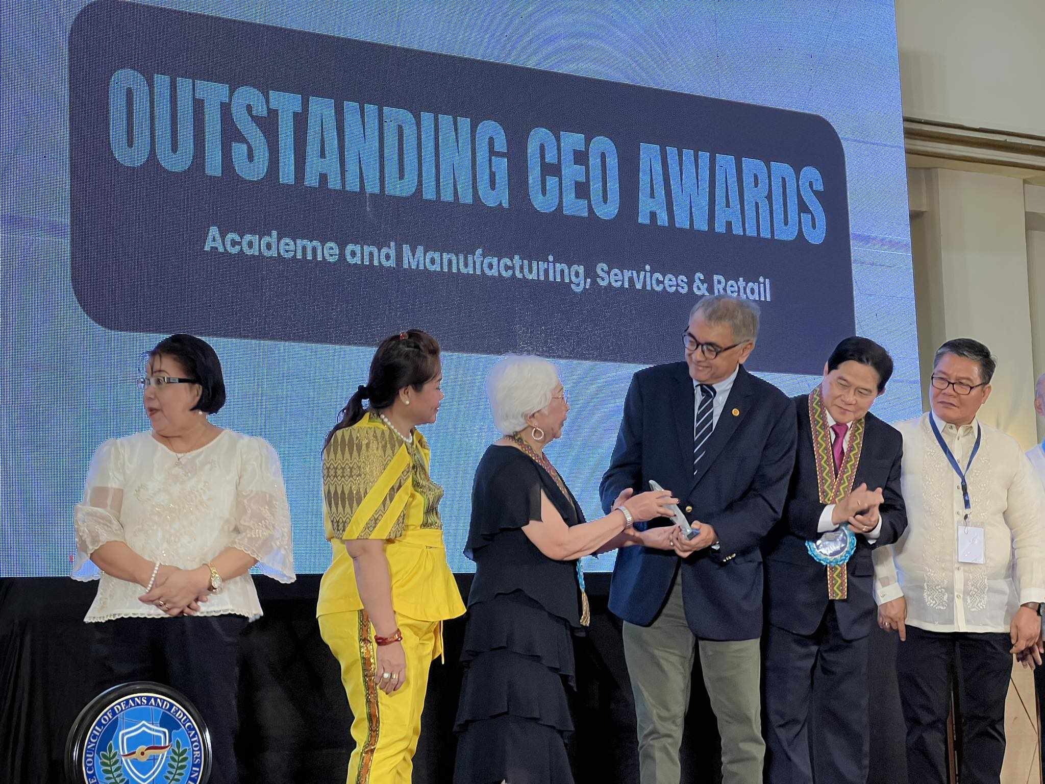 UM President and CEO Dr. Guillermo P. Torres Jr is PCDEB's 2024 Outstanding CEO in the Academe