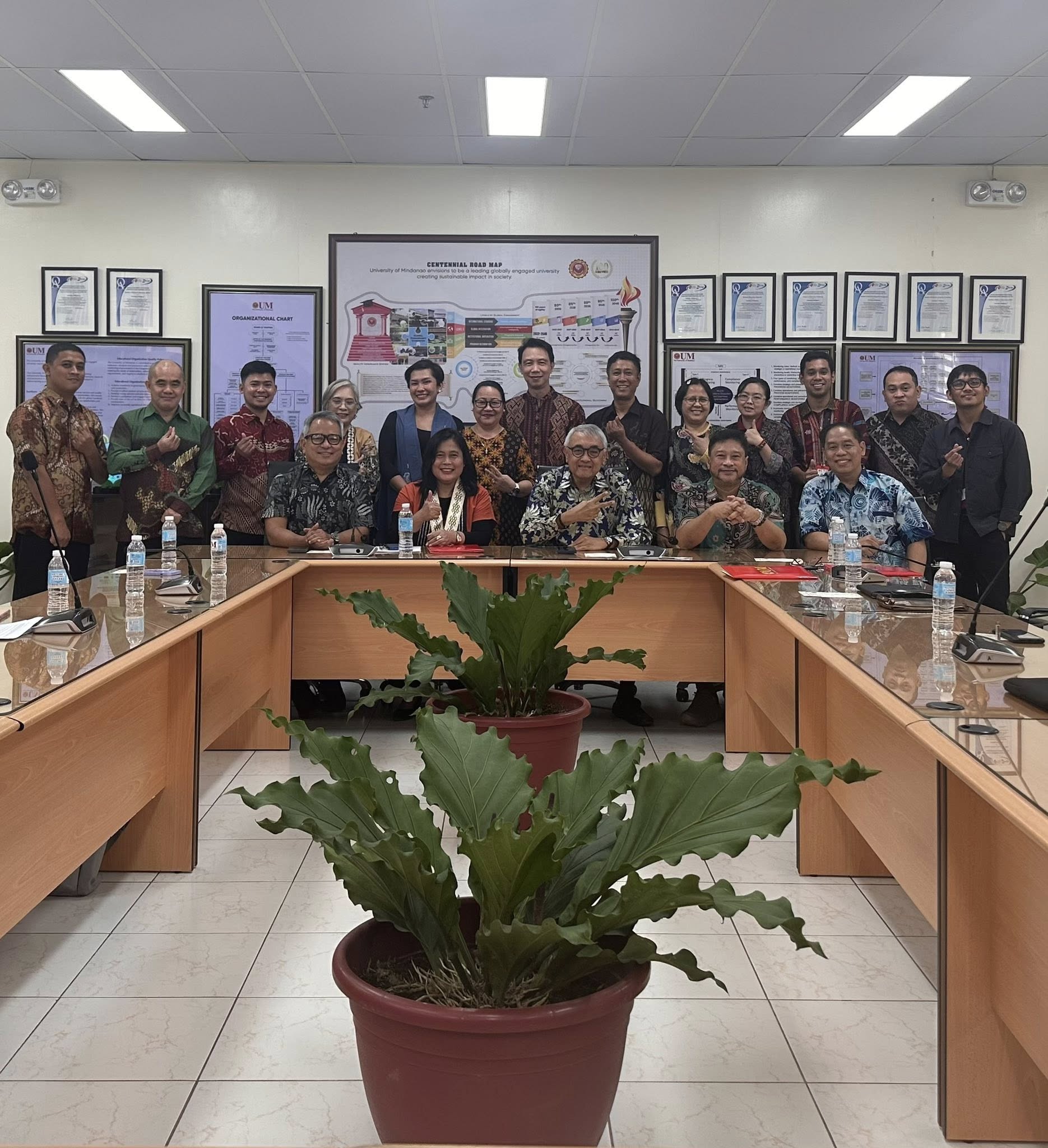 Jubilation at Conferment Ceremony for UM's inbound faculty from Universitas Bhayangkara Jakarta Raya