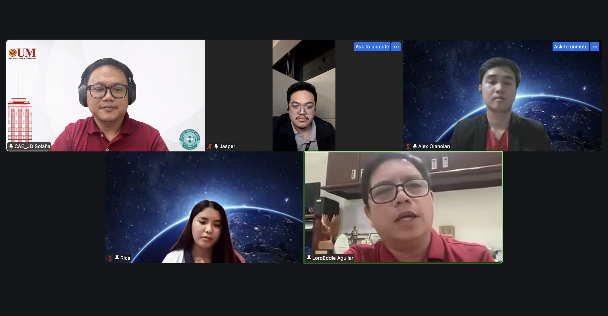 Accountancy Competency Appraisal Conducts 1st Pulong-Pulong via Zoom