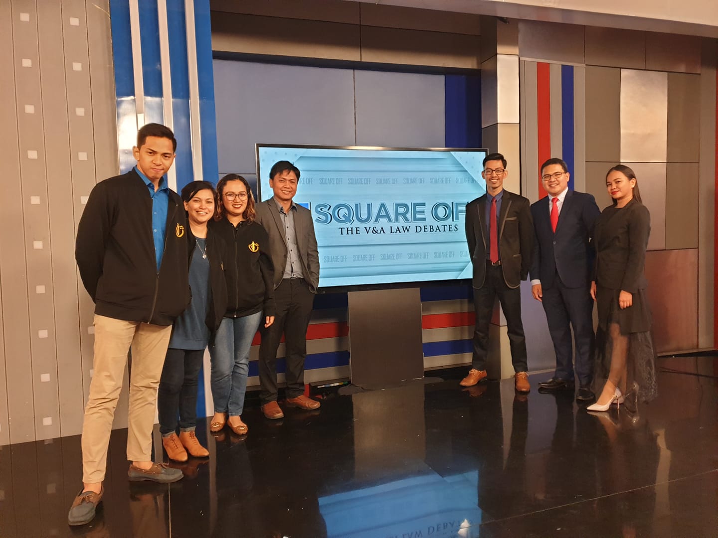 College of Legal Education debate team trumps University of Batangas to advance to finals of ANC Square Off Debate Competition