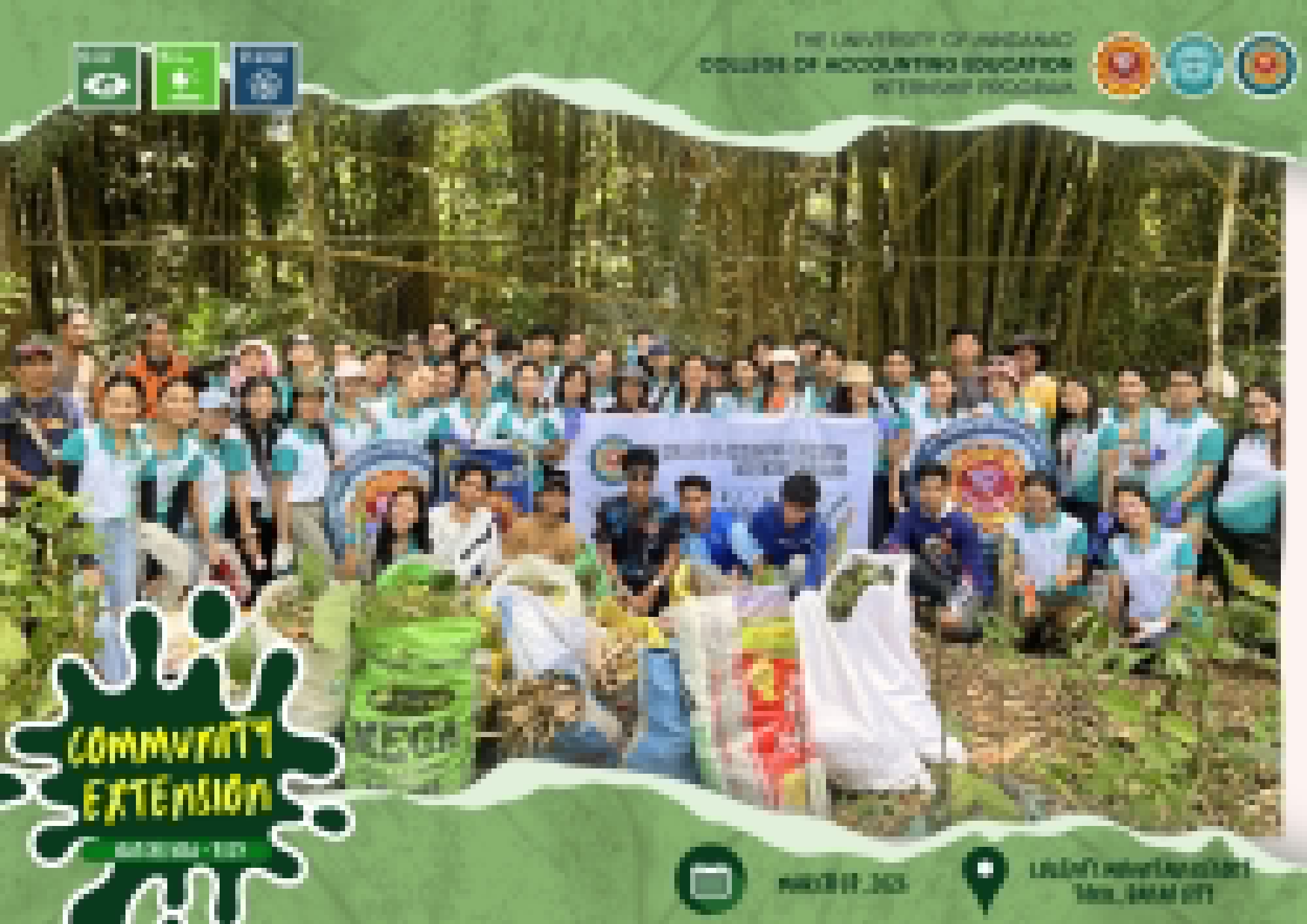 UM-CAE Interns Participate in Tree-Weeding Activity